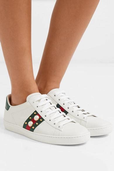 gucci pearl embellished platform sneakers|gucci ace sneakers price increase.